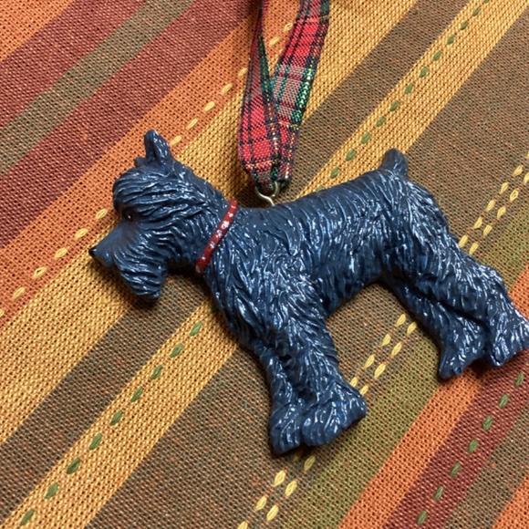 Set of 3 Kurt Adler Dandy Dog Scottie Ornaments - Picture 5 of 10